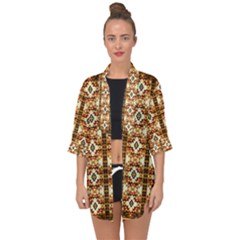 Nr-2 Colorful Open Front Chiffon Kimono by ArtworkByPatrick