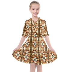 Nr-2 Colorful Kids  All Frills Chiffon Dress