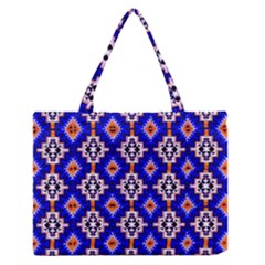 Nr-7 Colorful Zipper Medium Tote Bag by ArtworkByPatrick