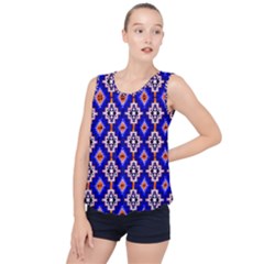 Nr-7 Colorful Bubble Hem Chiffon Tank Top by ArtworkByPatrick