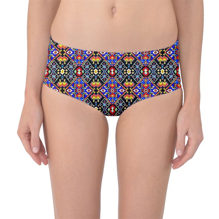 Rp 1 Mid-Waist Bikini Bottoms