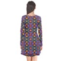 Rp 1 Long Sleeve V-neck Flare Dress View2