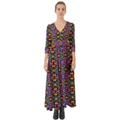 Rp 1 Button Up Boho Maxi Dress