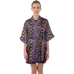 Rp 1 Quarter Sleeve Kimono Robe