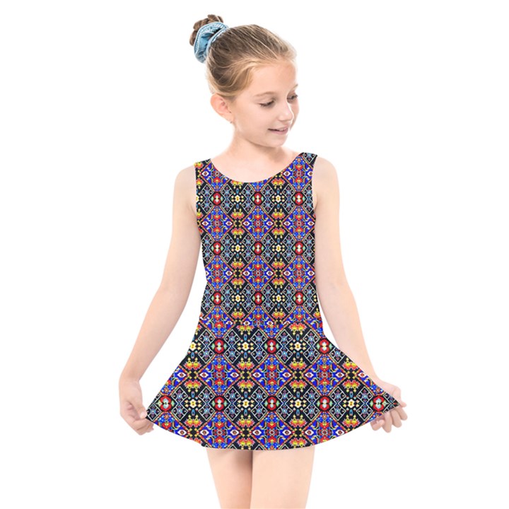 Rp 1 Kids  Skater Dress Swimsuit