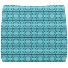 Cute Flowers Vines Pattern Pastel Turquoise Seat Cushion