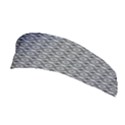 Ornate Oval Pattern Grey Black White Stretchable Headband View1