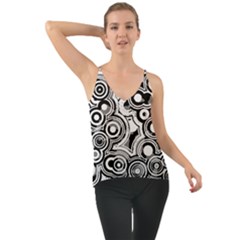 Circles Chiffon Cami