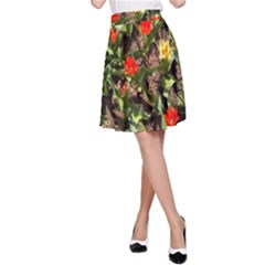 Tulips In April A-line Skirt by Riverwoman