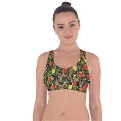 Tulips In April Cross String Back Sports Bra by Riverwoman