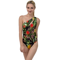 Tulips In April To One Side Swimsuit by Riverwoman