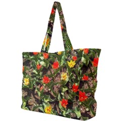 Tulips In April Simple Shoulder Bag by Riverwoman