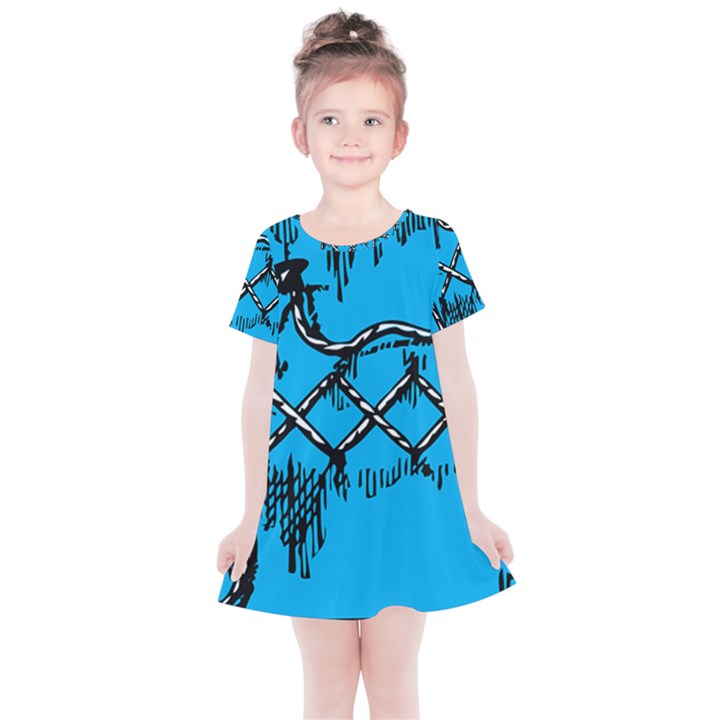 Cross-Stitched Kids  Simple Cotton Dress