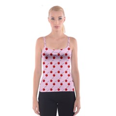 Kawaii Cherries Red Pattern Spaghetti Strap Top by snowwhitegirl