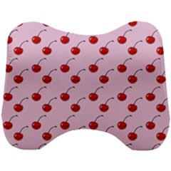 Kawaii Cherries Red Pattern Head Support Cushion by snowwhitegirl