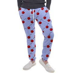 Kawaii Cherries Blue Pattern Men s Jogger Sweatpants