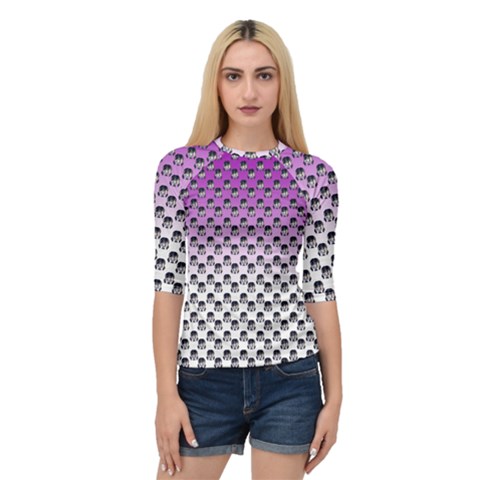 Forest Girl Gradient Purple Quarter Sleeve Raglan Tee by snowwhitegirl