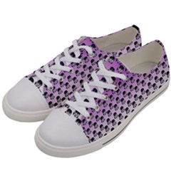 Forest Girl Gradient Purple Women s Low Top Canvas Sneakers by snowwhitegirl