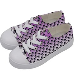 Forest Girl Gradient Purple Kids  Low Top Canvas Sneakers by snowwhitegirl