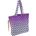 Forest Girl Gradient Purple Drawstring Tote Bag View2