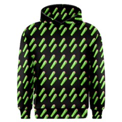 Ice Freeze Black Pattern Men s Overhead Hoodie by snowwhitegirl