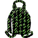 Ice Freeze Black Pattern Travel Backpacks View2