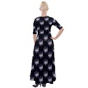 Forest Girl Gradient Black Half Sleeves Maxi Dress View2