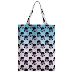 Forest Girl Gradient Blue Zipper Classic Tote Bag by snowwhitegirl