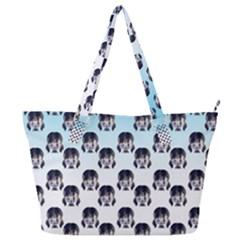 Forest Girl Gradient Blue Full Print Shoulder Bag by snowwhitegirl