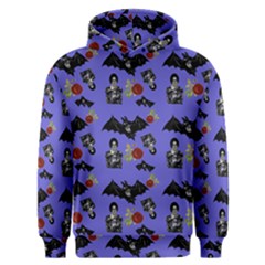 Goth Bat Floral Men s Overhead Hoodie