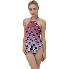 Forest Girl Gradient Red Go With The Flow One Piece Swimsuit