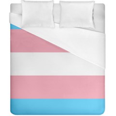 Transgender Pride Flag Duvet Cover (california King Size) by lgbtnation