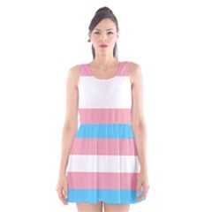 Transgender Pride Flag Scoop Neck Skater Dress by lgbtnation