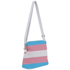 Transgender Pride Flag Zipper Messenger Bag by lgbtnation