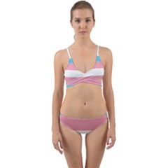 Transgender Pride Flag Wrap Around Bikini Set by lgbtnation