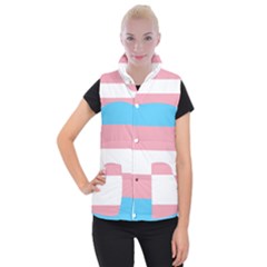 Transgender Pride Flag Women s Button Up Vest by lgbtnation