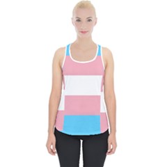 Transgender Pride Flag Piece Up Tank Top by lgbtnation