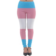 Transgender Pride Flag Lightweight Velour Leggings