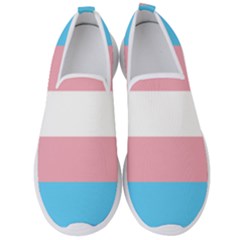 Transgender Pride Flag Men s Slip On Sneakers