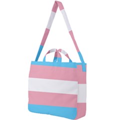 Transgender Pride Flag Square Shoulder Tote Bag by lgbtnation