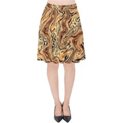 Safari 1 Velvet High Waist Skirt by ArtworkByPatrick