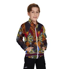 Sunflower Collage Kids  Windbreaker