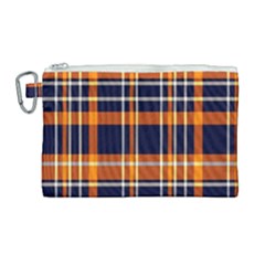 Tartan Pattern Canvas Cosmetic Bag (large) by ArtworkByPatrick