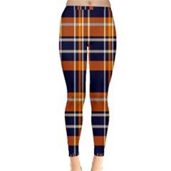 Tartan Pattern Inside Out Leggings by ArtworkByPatrick