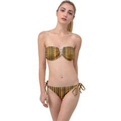 Shima Shima 4 Twist Bandeau Bikini Set by ArtworkByPatrick