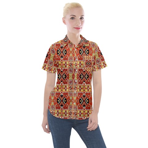 Rp 2 Women s Short Sleeve Pocket Shirt by ArtworkByPatrick