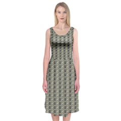 100 Dollars Midi Sleeveless Dress