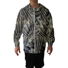 Hundred Dollars Kids  Hooded Windbreaker by snowwhitegirl