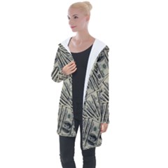 Hundred Dollars Longline Hooded Cardigan by snowwhitegirl