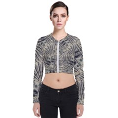 Hundred Dollars Long Sleeve Zip Up Bomber Jacket by snowwhitegirl